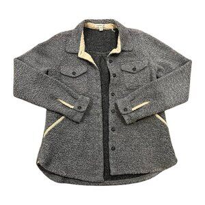 Toad & Co Boxcan Sherpa Overshirt Jacket Fuzzy Size Medium